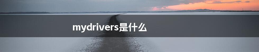 mydrivers是什么