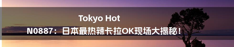 Tokyo Hot N0887：日本最热辣卡拉OK现场大揭秘！