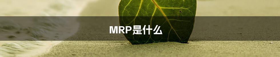 MRP是什么