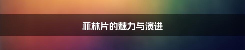 菲林片的魅力与演进