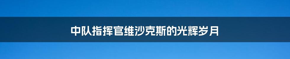 中队指挥官维沙克斯的光辉岁月