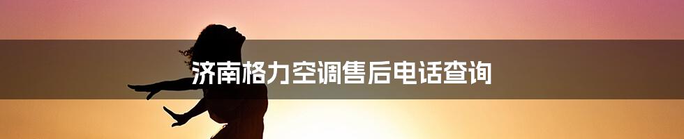 济南格力空调售后电话查询