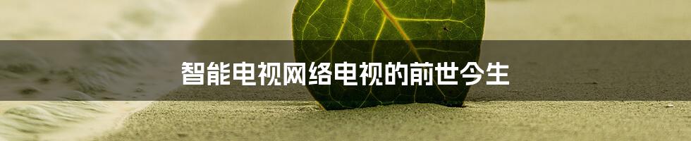 智能电视网络电视的前世今生