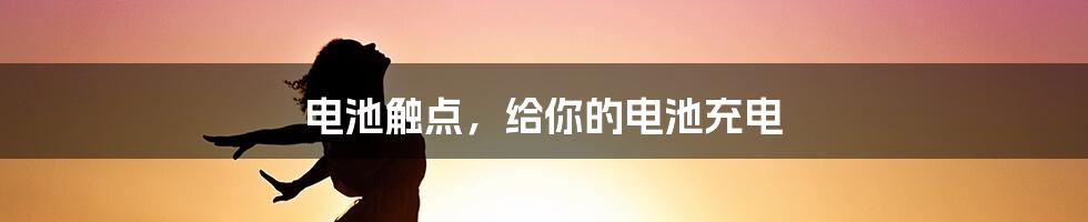 电池触点，给你的电池充电