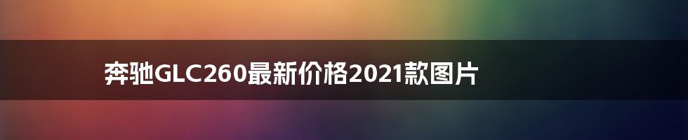 奔驰GLC260最新价格2021款图片