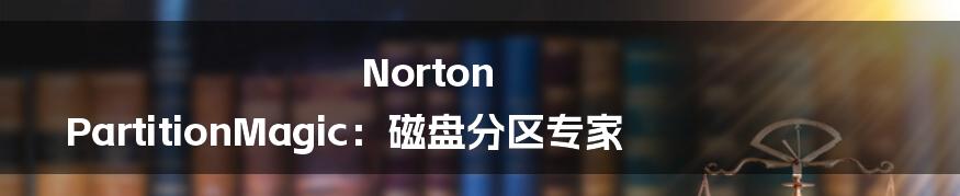 Norton PartitionMagic：磁盘分区专家