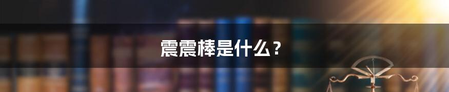 震震棒是什么？