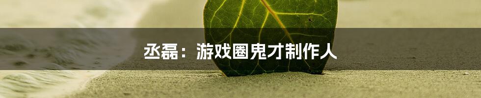 丞磊：游戏圈鬼才制作人