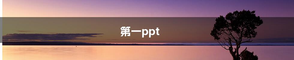 第一ppt