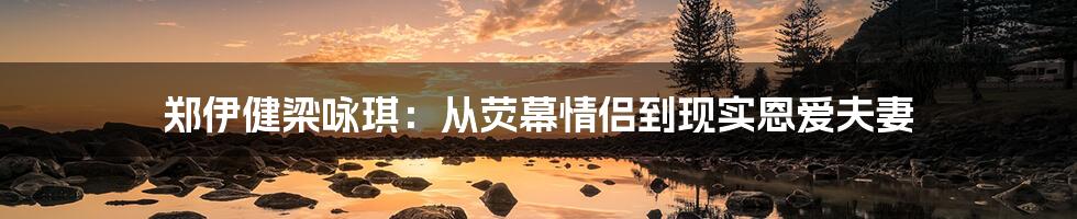 郑伊健梁咏琪：从荧幕情侣到现实恩爱夫妻