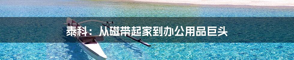 泰科：从磁带起家到办公用品巨头