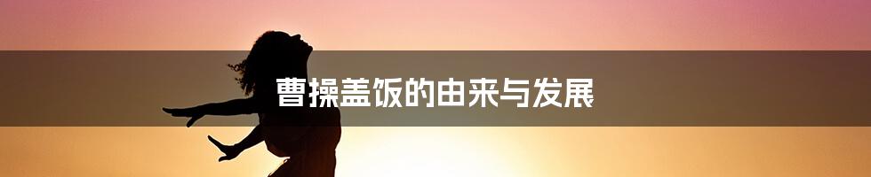 曹操盖饭的由来与发展