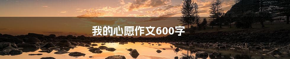 我的心愿作文600字