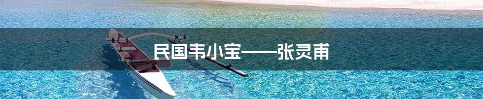 民国韦小宝——张灵甫