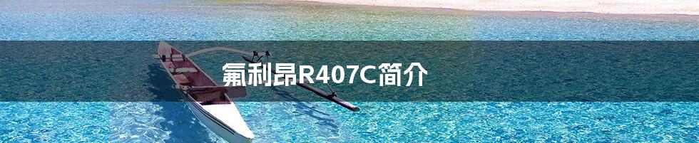 氟利昂R407C简介