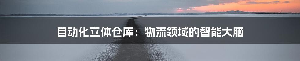 自动化立体仓库：物流领域的智能大脑