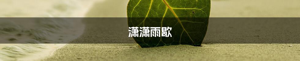 潇潇雨歇