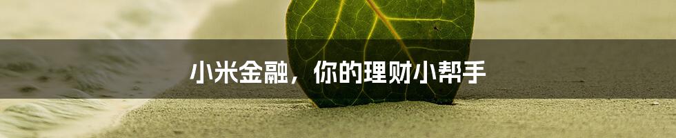 小米金融，你的理财小帮手