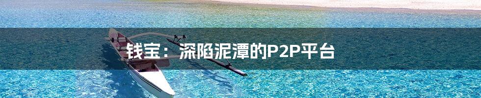 钱宝：深陷泥潭的P2P平台