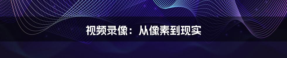 视频录像：从像素到现实