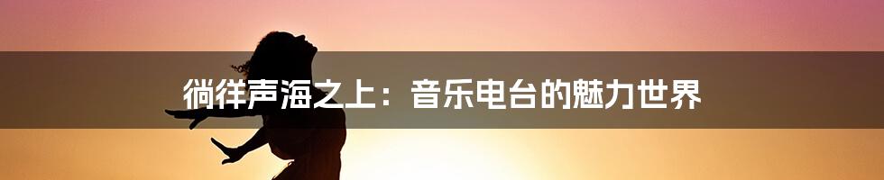 徜徉声海之上：音乐电台的魅力世界