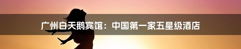 广州白天鹅宾馆：中国第一家五星级酒店