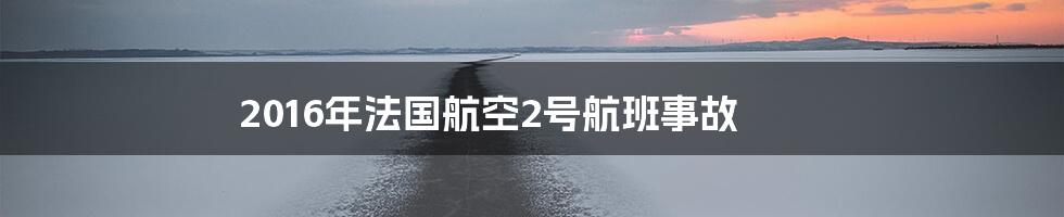 2016年法国航空2号航班事故