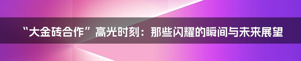 “大金砖合作”高光时刻：那些闪耀的瞬间与未来展望