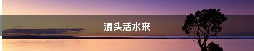 源头活水来