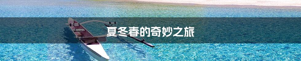 夏冬春的奇妙之旅