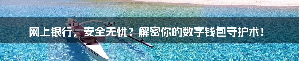 网上银行，安全无忧？解密你的数字钱包守护术！